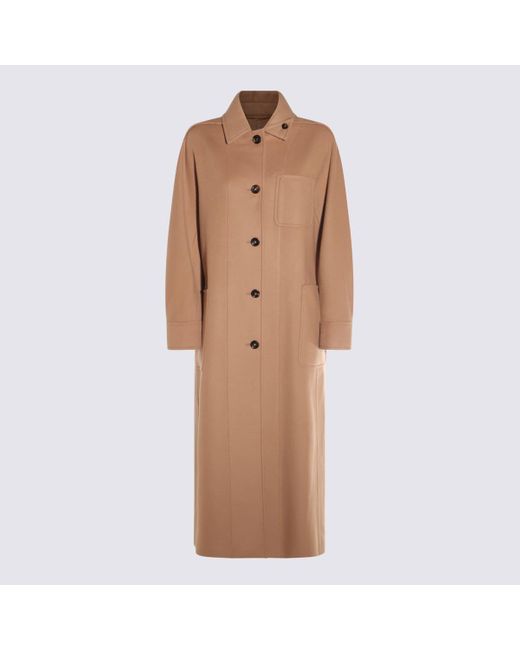 コート MAX MARA BROWN WOOL ALDO COAT Max Mara 'aldo' Brown Virgin Wool Coat | italist