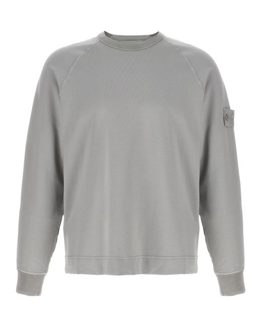 Stone Island Gray 'Ghost' Sweatshirt for men