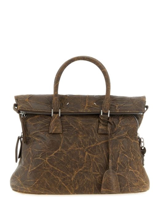 Maison Margiela Brown '5Ac Soft' Medium Shoulder Bag