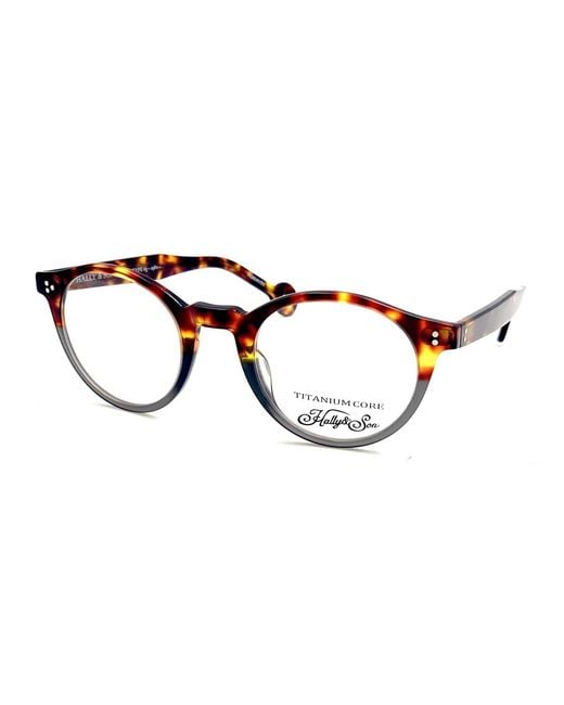 Hally & Son Brown Hs604 Glasses