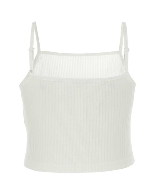 T By Alexander Wang White Canvas "Cami"