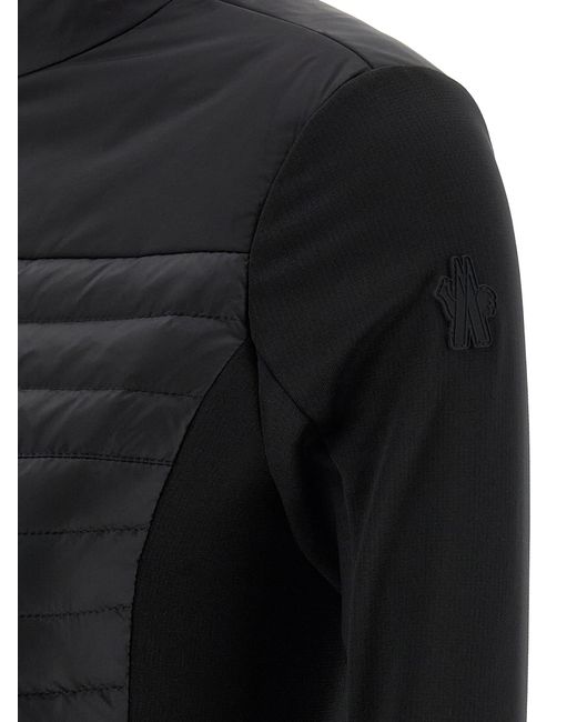 Moncler Black Polartec Cardigan