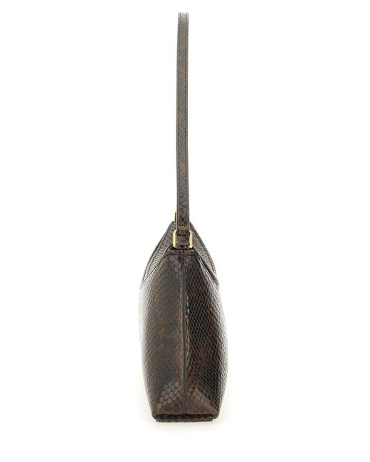 Jacquemus Black Clutch Bag Ovalo Leather Shoulder