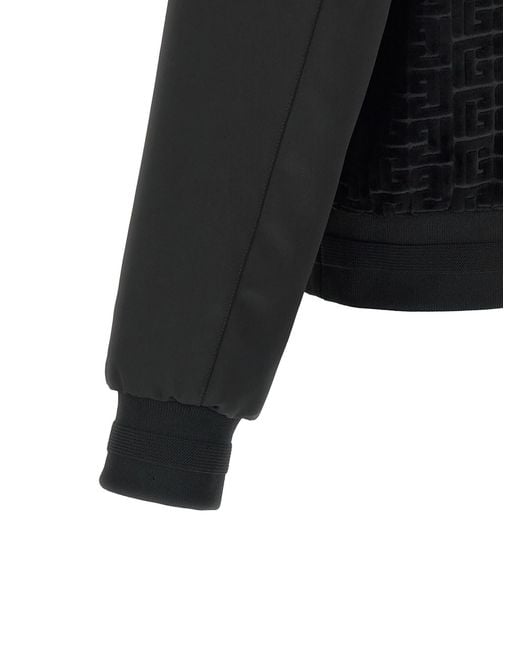 Balmain Black Velvet Bomber Jacket for men