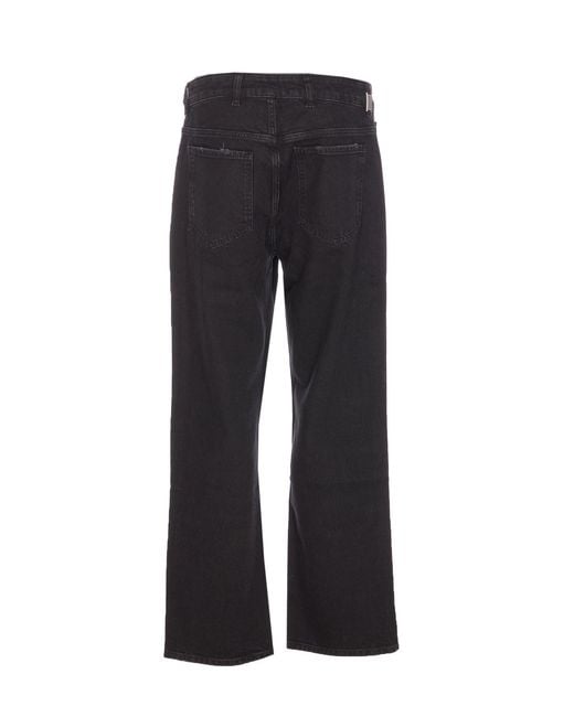 Represent Black Jeans Cotton for men