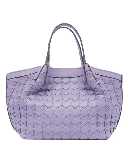 Serapian Purple Mini Secret Mosaico Hand Bag