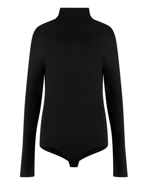 Victoria Beckham Black Knit Bodysuit