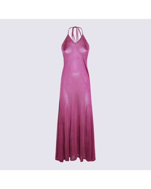 Tom Ford Purple Fuxia Maxi Dress