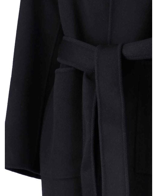 Rohe Black Wool Coat