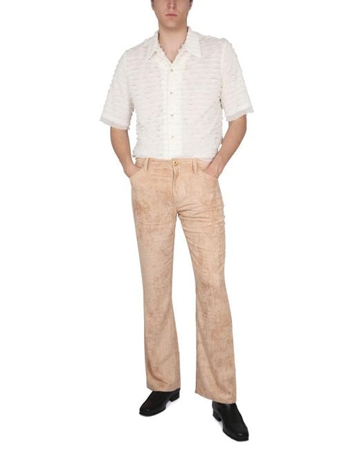 Séfr White Classic Collar Button Down Shirt for men