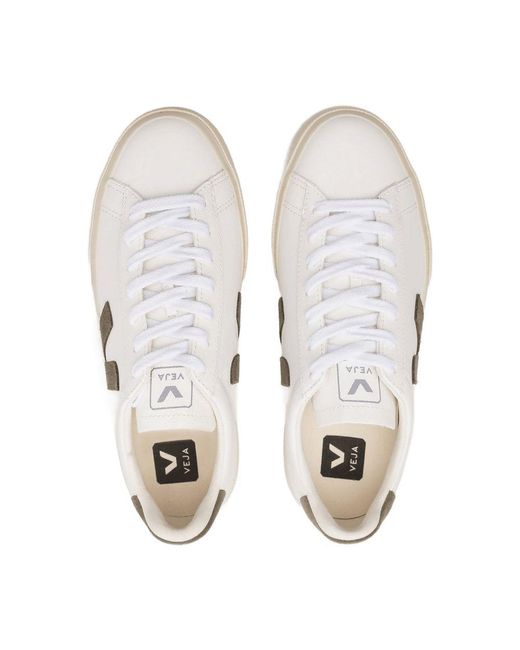 Veja White Campo Sneakers for men