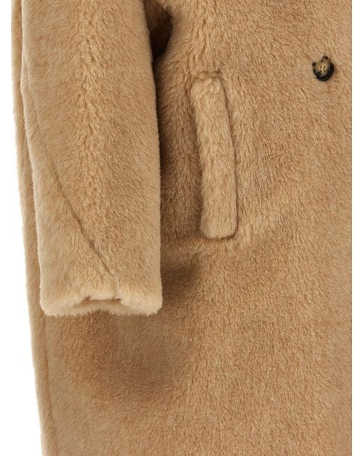Max Mara Natural Tedgirl Coat Albino