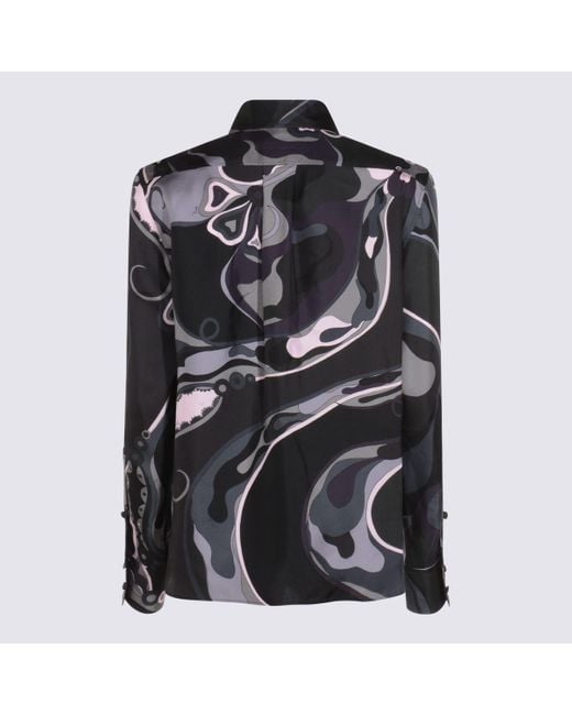 Emilio Pucci Black Silk Shirt