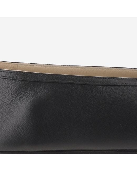 Le Monde Beryl Brown Leather Flats Luna