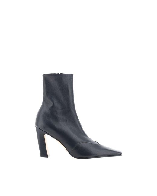 Khaite Blue Nevada Ankle Boots