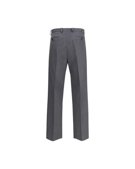 Prada Gray Wool Oves Aries Dress Pants for men