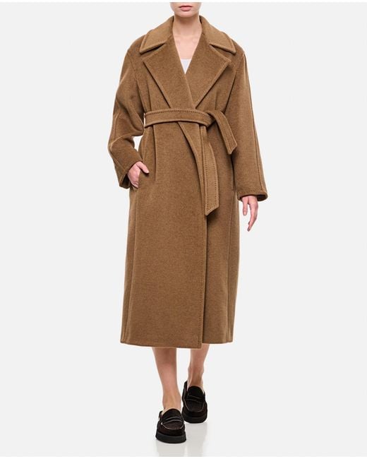 Max Mara Brown Fragore Long Coat