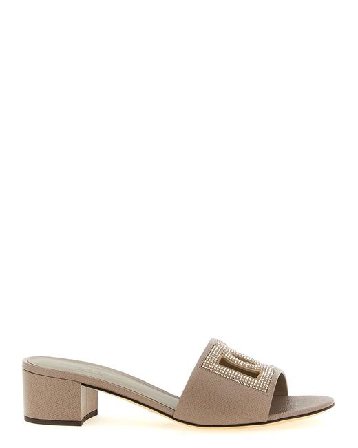 Dolce & Gabbana Natural 'Karol' Mules