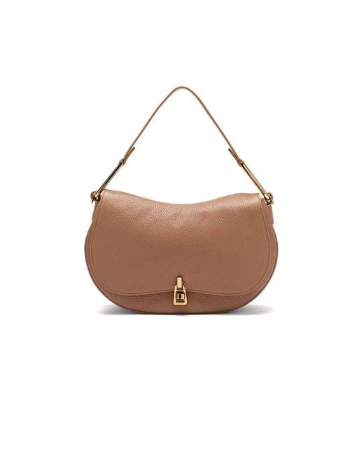 Coccinelle Natural Shoulder Bag Cowhide Shoulder-Bags
