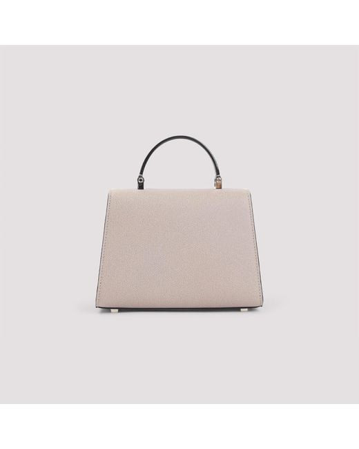 Valextra Gray Iside Crossbody Micro Bag