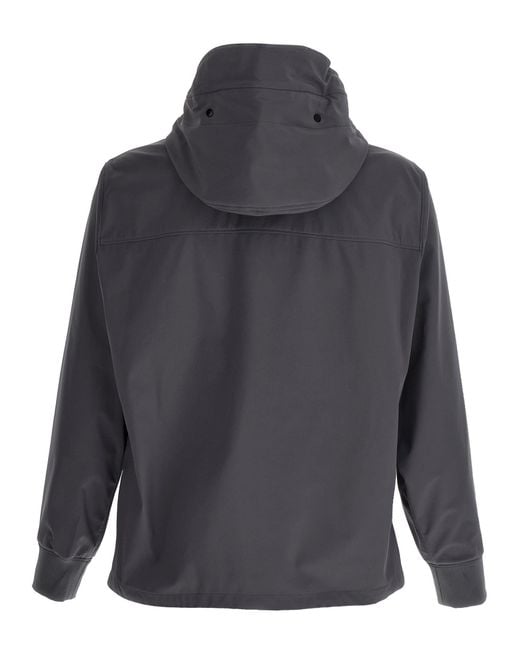 C P Company Gray C.P. Shell-R Goggle Jacket for men