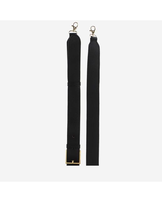Patou Black Eco Leather Barrel Bag Polyurethane Satchels & Cross Body