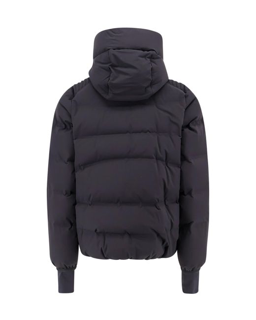 Moncler Blue Suisses Padded Jacket With Recco Technology