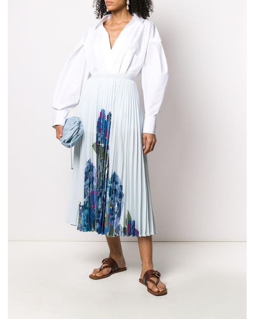 Valentino Blue Midi Skirts