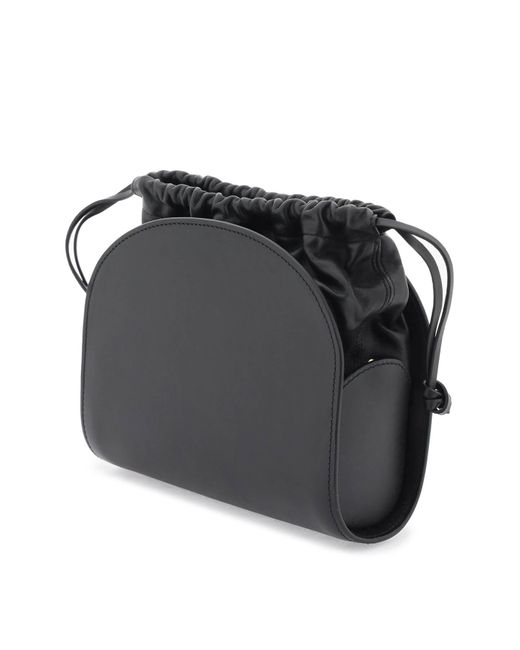 A.P.C. Black Demi-lune Pouch Bag