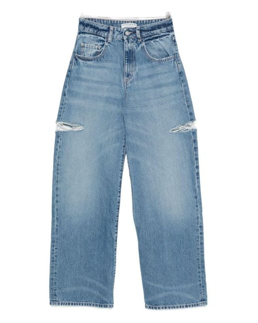 ICON DENIM Blue Ripped Jeans