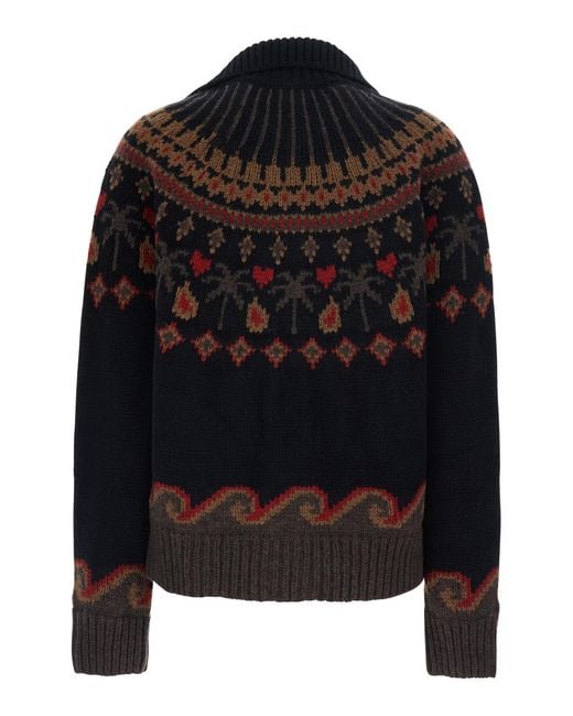 Alanui Black Jacket Sweet Winter Tech Fabric Tops