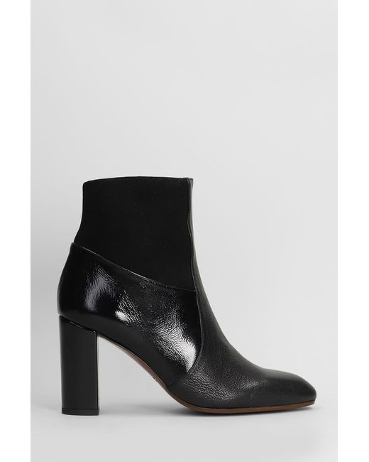 Chie Mihara Black Etyu High Heels Ankle Boots