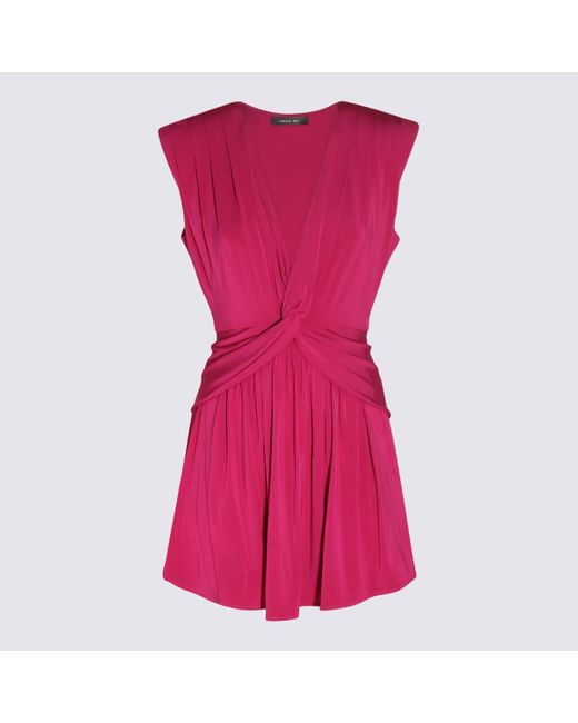 FEDERICA TOSI Pink Viscose Stretch Dress