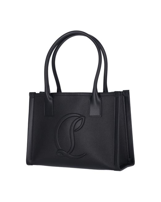Christian Louboutin Black By My Side Small Tote Bag