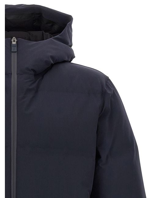 Herno Blue New Impact Down Jacket for men