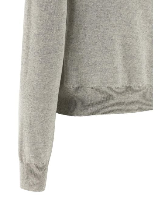 Maison Kitsuné Gray 'Baby Fox' Cardigan