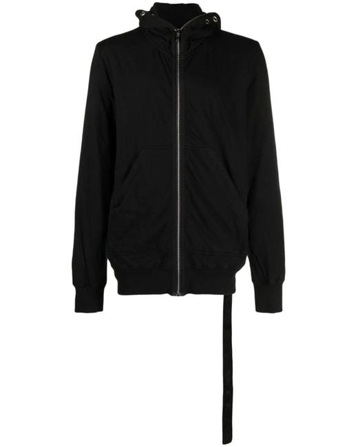 Rick Owens Gimp Balaclava-hood Zip-up Jacket in Black for