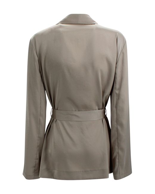 P.A.R.O.S.H. Gray Jackets Polyester