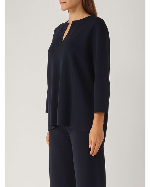 Max Mara Blue Sottile Sweater