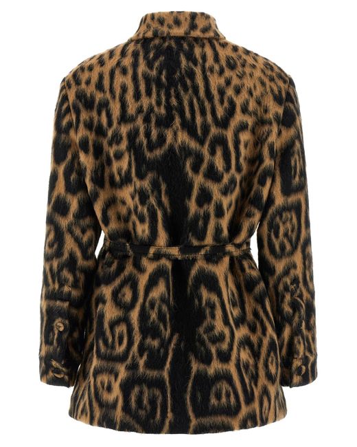 Fendi Natural Animalier Jacket