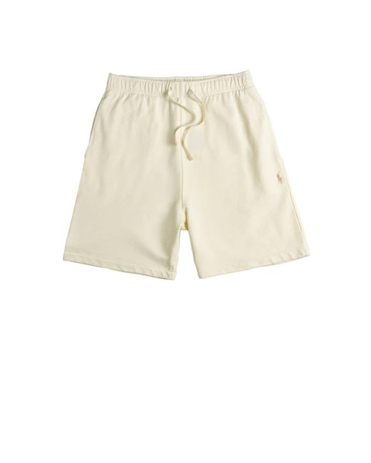 Polo Ralph Lauren White Cream Bermuda Shorts With Logo for men
