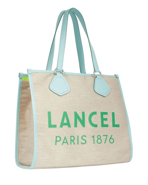 Lancel Green Light Tote Bag