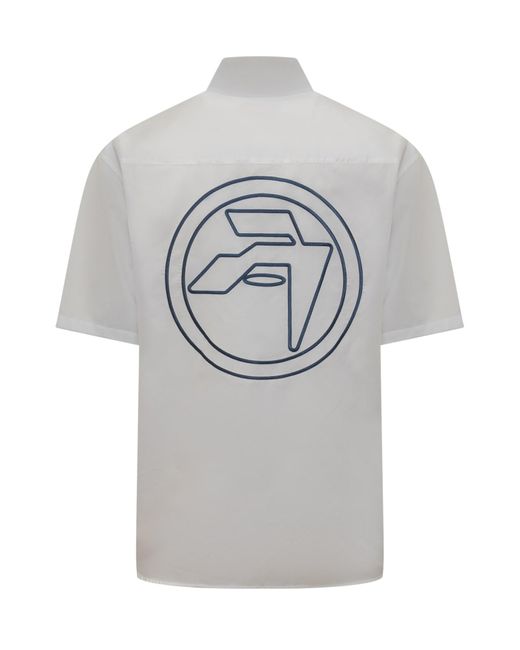 Ambush Gray Circle Emblematic Shirt for men