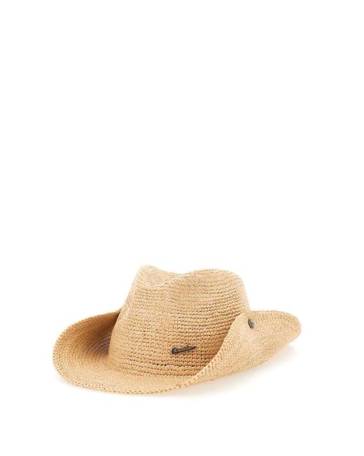 Borsalino Natural Raffia Hat for men