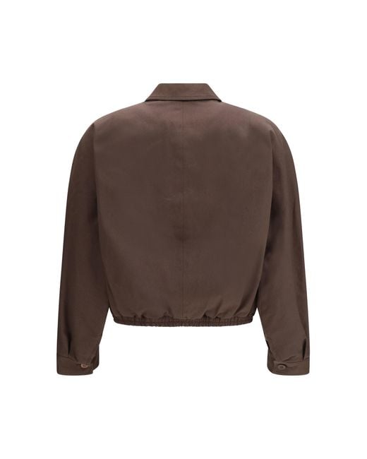 Magliano Brown Work Cotton Gabardine Jacket for men