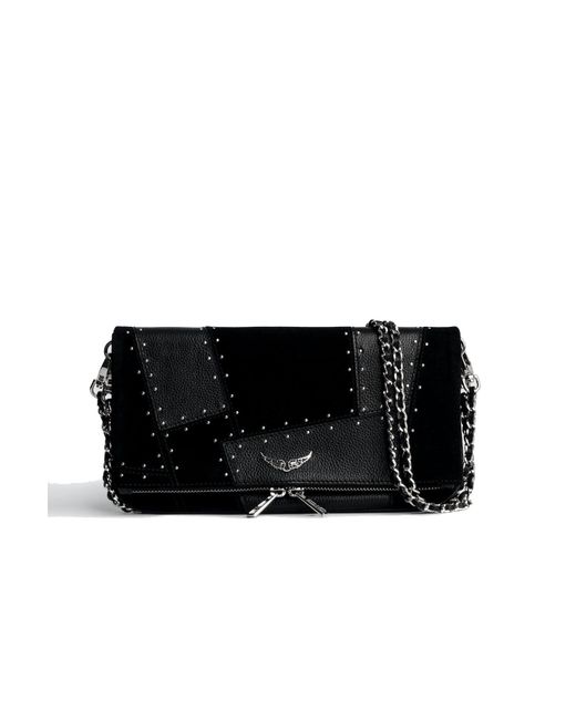 Zadig & Voltaire Rock Patchwork+studs in Black Lyst