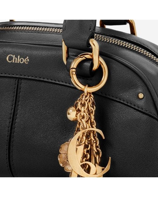 Chloé Black Small Bowling Bag Soft Leather Handbags