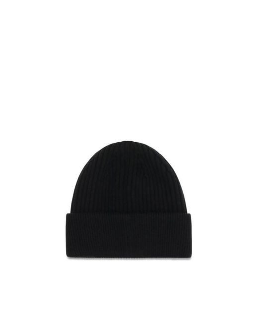 Dolce & Gabbana Black Wool Oves Aries Beanie Accessory for men