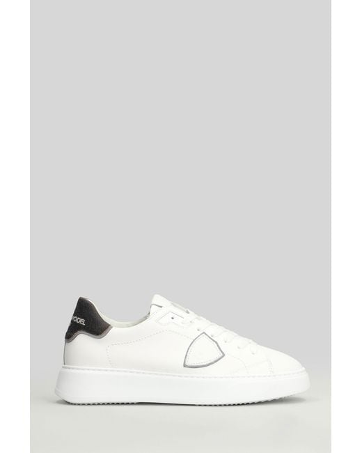 Philippe Model White Temp Low Sneakers for men