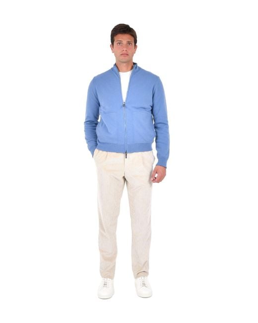 Drumohr Blue Jacket for men
